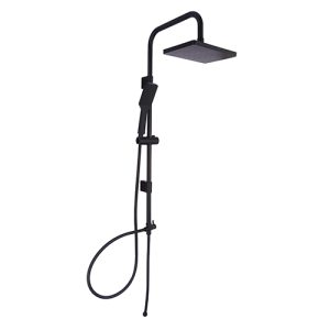 Set Columna Ducha Cuadrada Negro