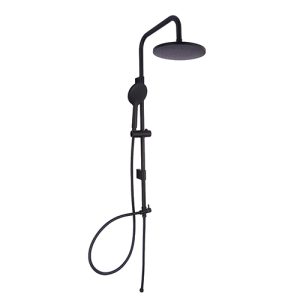 Set Columna Ducha Redonda Negro