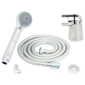Set Ducha Teléfono Cromo con Flexible LL-7