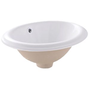 Vanitorio Empotrable Ovalado 18S 44x38x14cm