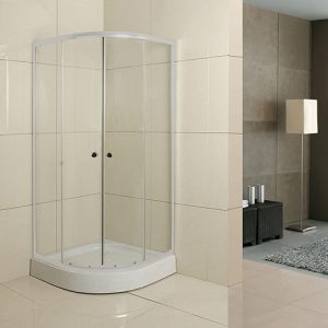 Cabina Ducha Redonda 90x90x185 Vidrio 4mm