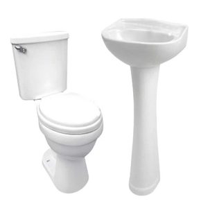 Sala Baño Trébol Descarga a 30cm Blanco