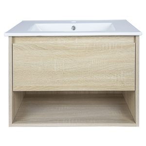 Mueble Siri Box Roble Mostaza DS31 1Cajón 1Repisa 75x45x45cm