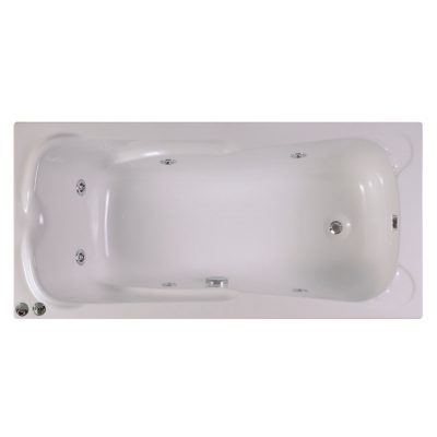 Hidromasaje Alondra 150x70 Blanca Der.