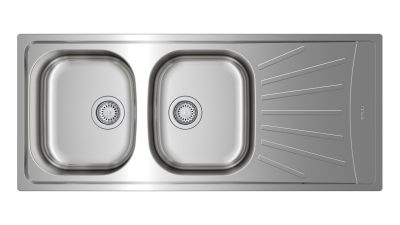 Lavaplatos Empotrable Starbright 80 1160x500 2Cubetas 1Escurridor Inox Teka - Imagen 6