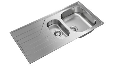 Lavaplatos Empotrable Universe 60 1000x500 1½Cubetas 1Escurridor Inox Teka - Imagen 8