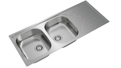 Lavaplatos Empotrable Universe 80T-XP 2Cubetas 1Escurridor Inox Teka - Imagen 7
