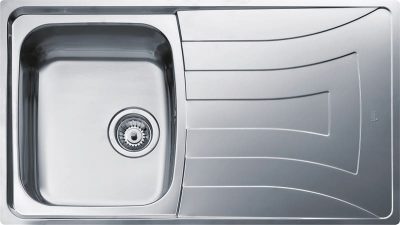 Lavaplatos Empotrar Inox Universo 86 1Cubeta 1Escurridor Derecho - Imagen 2