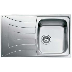 Lavaplato Empotrable Inox. Universo 790x500 1C1E Izquierdo DP