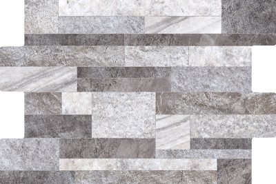 Cerámica Muro Fachaleta Dent Hamburgo Gris 6Caras 30x45(1,51) - Imagen 6