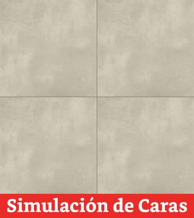 Cerámica Piso Cemento Natural Plus Destonalizado 60x60(2,52) - Imagen 3