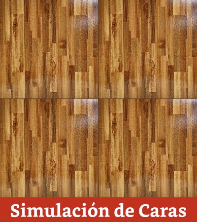 Cerámica Piso Tarima Cedro Destonalizado 45x45(2,08) - Imagen 3