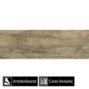 Cerámica Piso Parketón Olympia Sand 8Caras Antides. 20x61(1