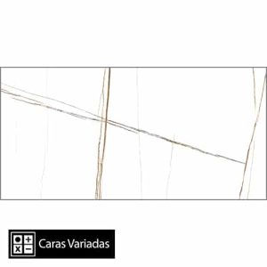 Porcelanato Sahara White Pulido 14Caras Rectificado 60x120(1