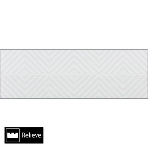 Cerámica Muro Hanne Blanco Relieve 33