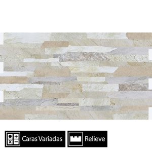 Cerámica Muro Fachaleta Oasis Topazio 2Caras 31x54(1