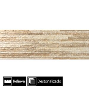Cerámica Muro Fachaleta Boston Beige Deston. 19x57(1