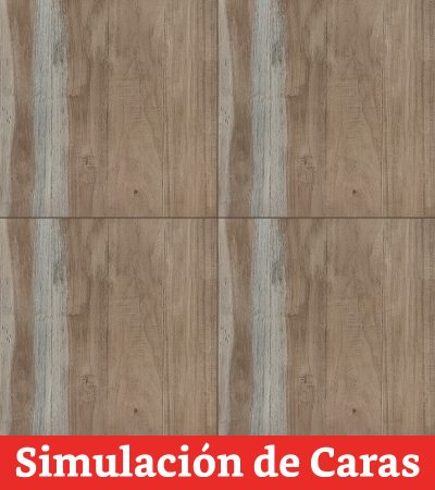 Cerámica Piso Eucalipto Beige Destonalizado 56x56(2,17) - Imagen 5