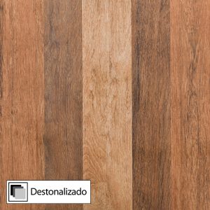 Cerámica Piso Castaño Mix HD Destonalizado 45x45(2
