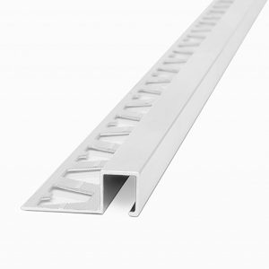 Terminal Cuadrado Alum. Cromo Mate 3423 2500x10x10mm