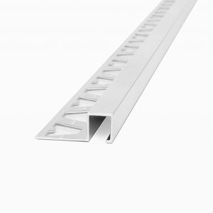 Terminal Cuadrado Alum. Cromo Mate 3463 2500x12x10mm