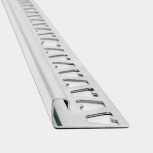 Terminal Cuadrado Acero Inox. Cromo Brillo 1810 2500x10x10mm