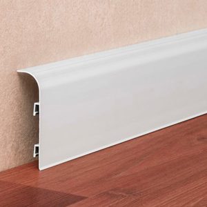 Guardapolvo Aluminio Apolo Cromo Mate 2073 2500x70x10mm