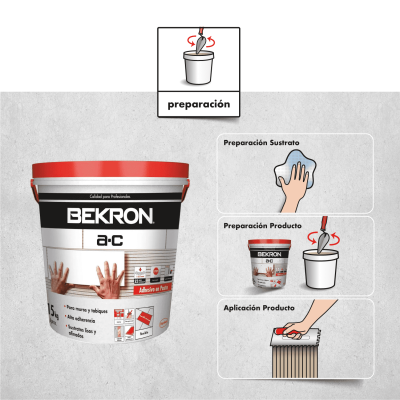 Bekron Pasta AC Tineta 15 Kilos - Imagen 5