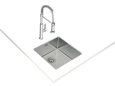 Lavaplatos Bajo Cubierta BE Línea RS-15 40.40-20 Inox Teka - Imagen 2