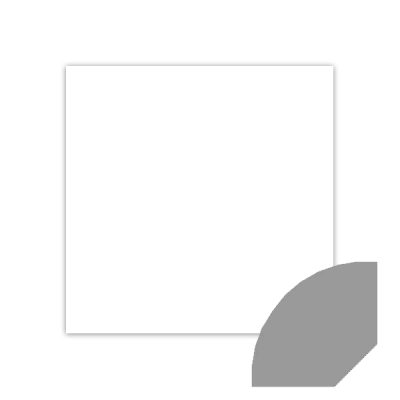 Junquillo Rodón Blanco 2400x20x20