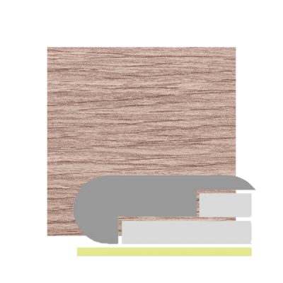 Nariz de Grada Nogal Claro 2400x48x18mm