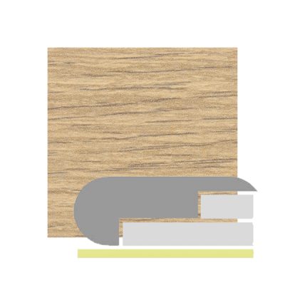 Nariz de Grada Roble Crudo 2400x48x18mm