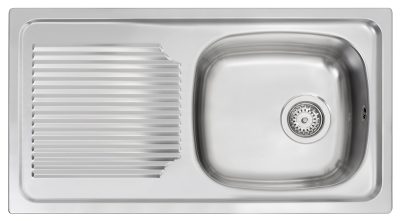 Lavaplatos Empotrable 800x440 1Cubeta 1Escurridor (R) Inox Teka - Imagen 4