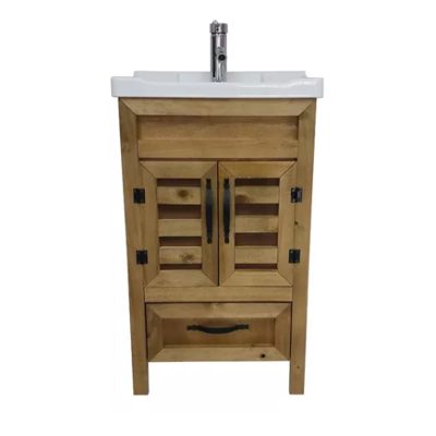 Mueble Vanitorio Rústico 50cm 2P