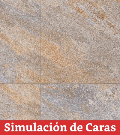 Cerámica Piso Quarzita Oxido 61x61 (1,48) - Imagen 9