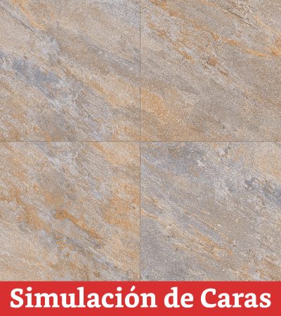 Cerámica Piso Quarzita Oxido 61x61 (1,48) - Imagen 8