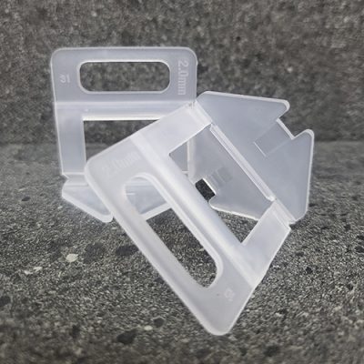 Nivelador Cerámica/Porcelanato 2mm Bolsa 100Un HR - Imagen 2