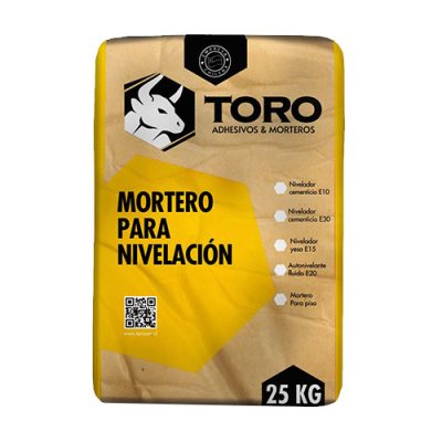 Nivelador Piso Fino E10 Saco 25 Kg. Toro A&M