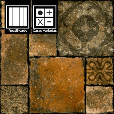 Cerámica Piso Jaxstone Trattoria Rect. 6Caras 60x60(1,44) - Imagen 2