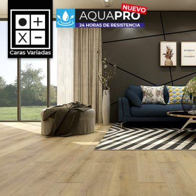 Piso Laminado Aquapro 1814-7 Bisel 8mm (1.93)