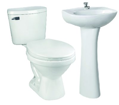 Sala Baño EcoTrébol 30cm Blanco