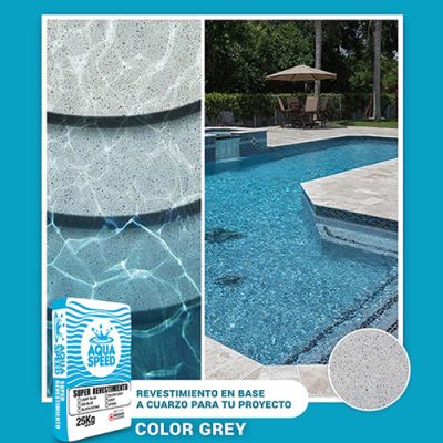 Aquaspeed Gray Revest. de Piscinas Saco 25Kg