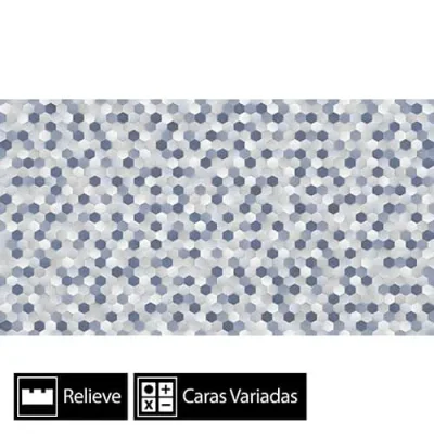 Cerámica Muro Murano Azul HD-5397 4Caras 33x60,5(2,43)
