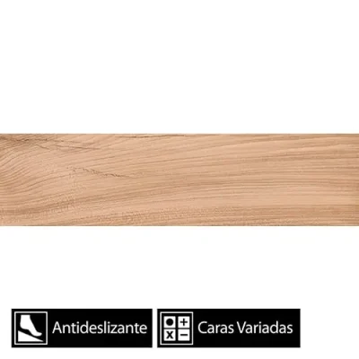 Cerámica Piso Royal Acacia 9Caras Antideslizante 15x60(1,56)