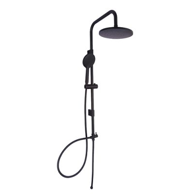 Set Columna Ducha Redonda Negro - Imagen 3