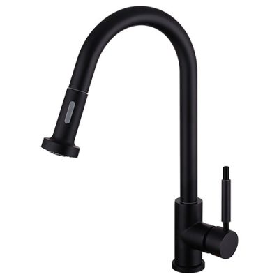 Monomando Lavaplatos Extensible Negro Gourmet