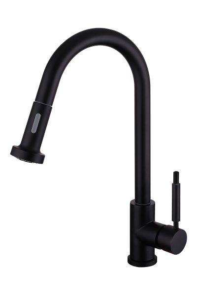 Monomando Lavaplatos Extensible Negro Gourmet - Imagen 2