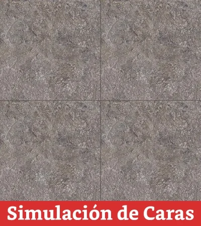 Cerámica Piso Ibiza Plomo 3Caras 60x60(1,8) - Imagen 4