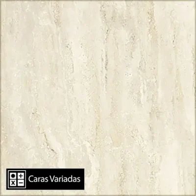 Cerámica Piso Travertino Marfil 6Caras 56x56(2,17)