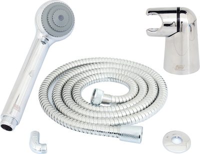 Set Ducha Teléfono Cromo con Flexible LL-7 - Imagen 4